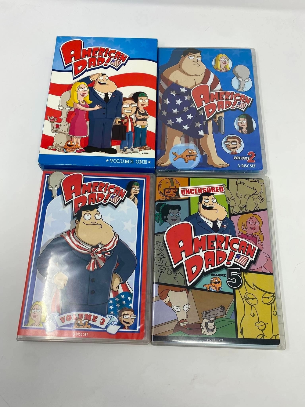 American Dad Dvd's Serie Saison 1,2,3,5